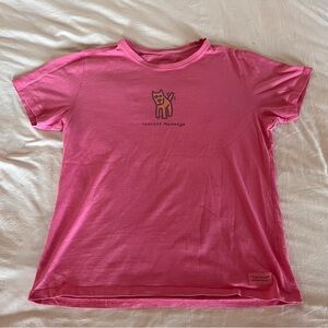 Life is Good Pink Women's T-Shirt